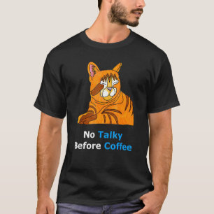 Koffie is niet wakker, maar slaperig, getild, C T-shirt