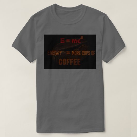 koffie is relatief t-shirt (Design voorkant)