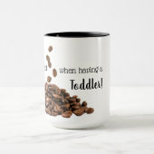 Koffie is vereist Aangepaste mok voor koffie (Midden)