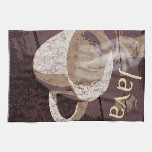 Koffie Java Hot Mok Theedoek (Horizontaal)