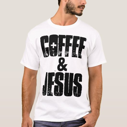 KOFFIE & JESUS, Christelijke T-shirts en sweatshir (Voorkant)