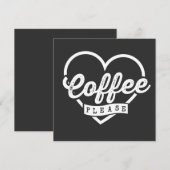 KOFFIE KAART (Voorkant / Achterkant)