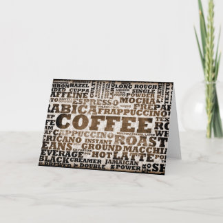 Koffie Kaart