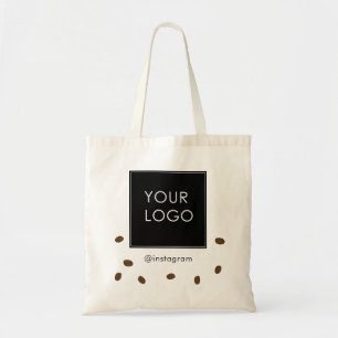 Koffie Kafeteria Business Logo Budget Kafeteria Tote Bag