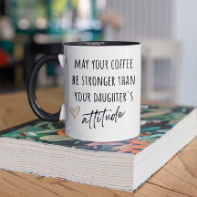 Koffie kan een sterker grappig oudergeschenk zijn