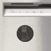 Koffie Kat - CricketDiane Art Kat Producten Magneet (Insitu (Vaatwasser))