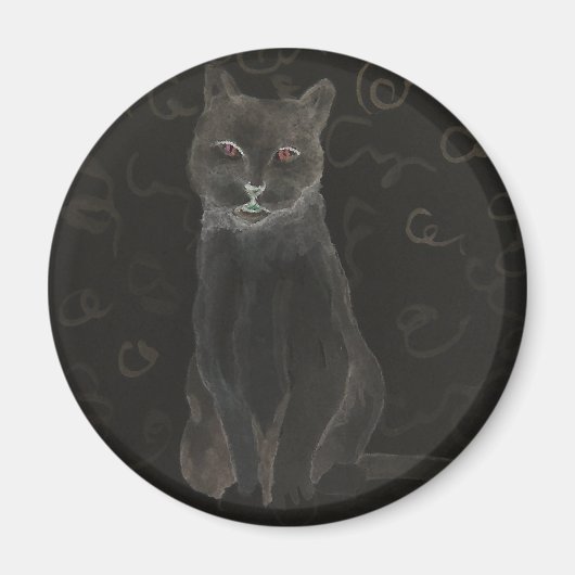 Koffie Kat - CricketDiane Art Kat Producten Magneet (Voorkant)