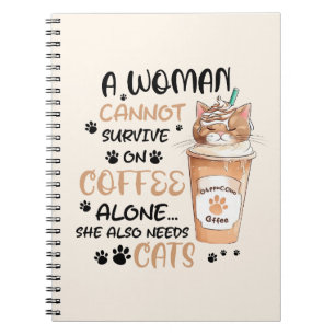 Koffie & Katten – Schattigee Kawaii kunst Notitieboek