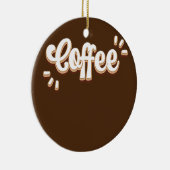 Koffie Keramisch Ornament (Rechts)