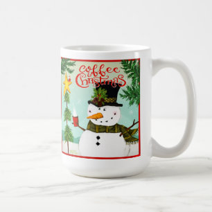 Koffie Kerst Leuke Whimsical Snowman Mok