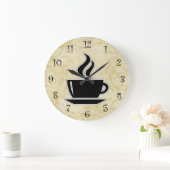 Koffie Kitchen wandklokken Grote Klok (Huis)
