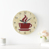 Koffie Kitchen wandklokken Grote Klok (Huis)