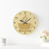 Koffie Kitchen wandklokken Grote Klok (Huis)