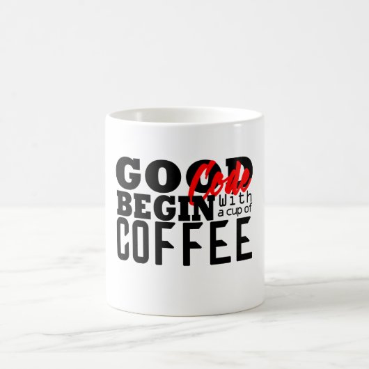 koffie - klassieker mu voor programmeurs koffiemok (Center)