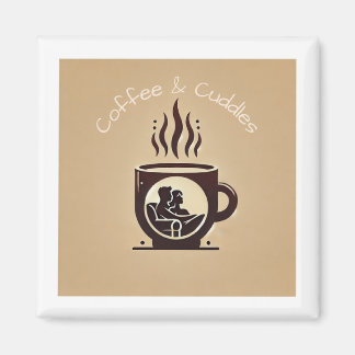 Koffie & Knuffels Logo Magnet Magneet