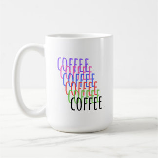 Koffie, koffie, koffie, koffie, koffie koffiemok