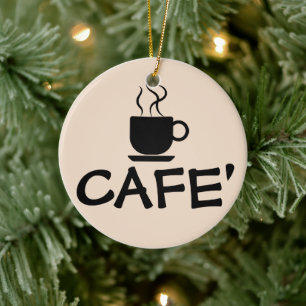 KOFFIE-KOFFIE-ORNAMENT KERAMISCH ORNAMENT