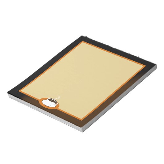 Koffie Koffiebeker kafeltjes schrijfpads notitiebl Notitieblok (Gedraaid)