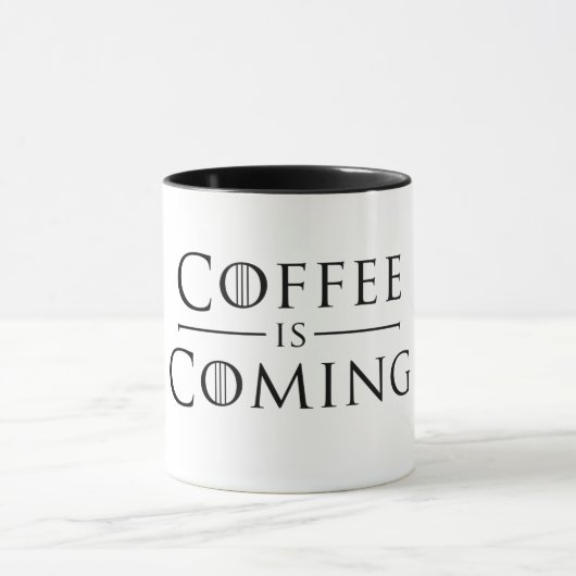 Koffie komt eraan mok (Midden)