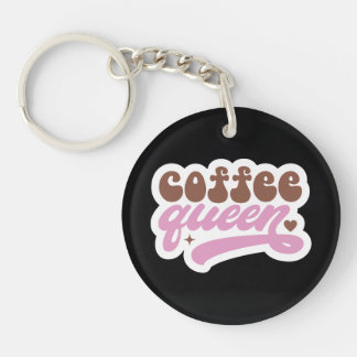 Koffie Koningin Sleutelhanger