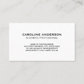 Koffie | Kop Java | Koffiebonen Visitekaartje (Achterkant)