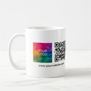 Koffie kopjes Mokken Online Business Logo QR Code