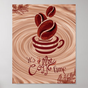 Koffie Kunstwerk Decor Wall-hanging Espresso Digit Poster