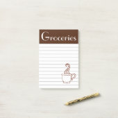 Koffie-kweekreces Post-it® Notes (Op bureau)