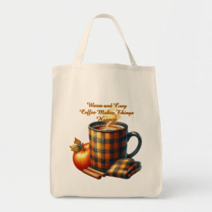 Koffie laat dingen gebeuren tote bag