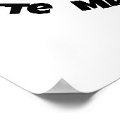 Koffie Latte Mocha Wall Art Poster (Hoek)