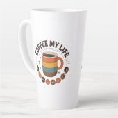 Koffie latte mok (Linkerhoek)