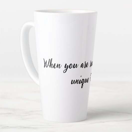 Koffie latte mok (Linkerhoek)