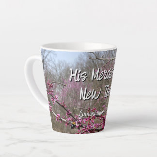 Koffie Latte Mok Zijn barmhartigheden zijn nieuw