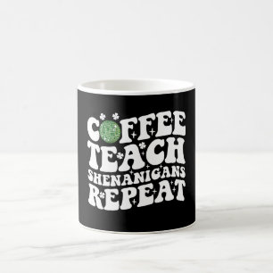 Koffie Leer Shenanigans Herhaal Disco Bal Leraar Koffiemok