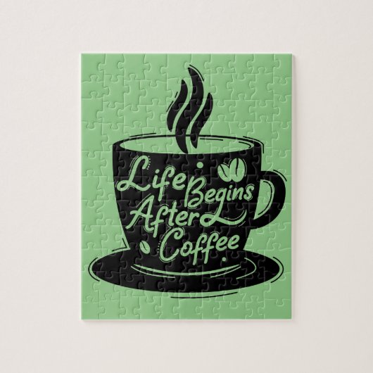 koffie legpuzzel (Verticaal)