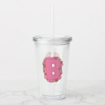Koffie Letter B: Monogram Initiaal