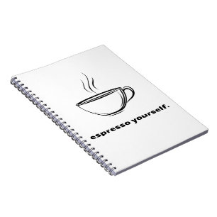 Koffie Liefhebber Notitieboek 'Espresso Yourself'