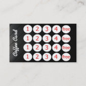 Koffie-logo Klantenkaartje (Achterkant)