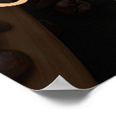 Koffie Lover Coffee breekt het gewoon Poster (Hoek)