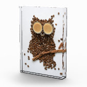 Koffie Lover Coffee Owl Fotoblokken (Rechts)