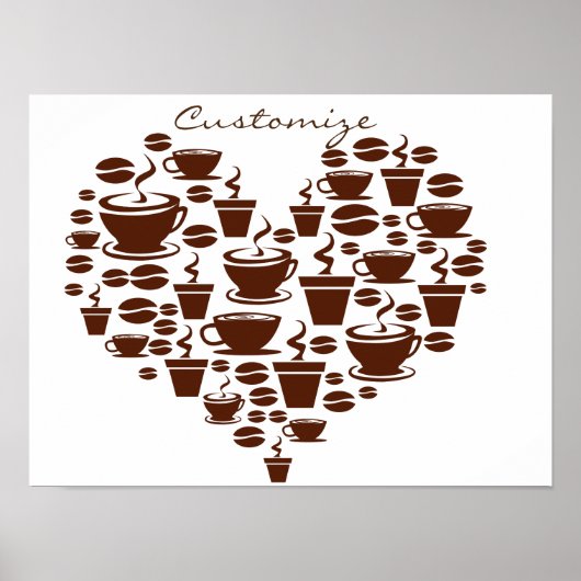 Koffie Lover Heart Thunder_Cove Poster (Voorkant)