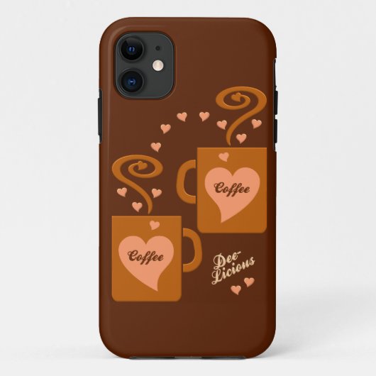 Koffie Lovers iPhone 5 Hoesje-Mate Case-Mate iPhone Case (Achterkant)
