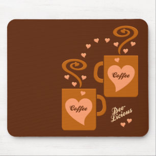 Koffie Lovers mousepad, aanpassen Muismat