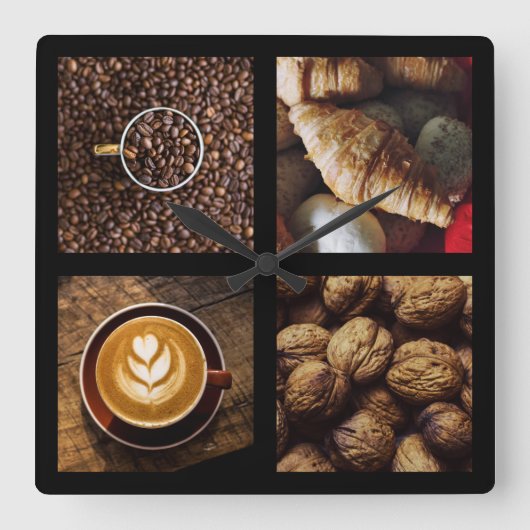 Koffie Lover's muur klok 1 (Voorkant)