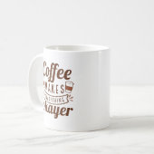 Koffie maakt alles goed koffiemok (Voorkant links)