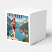 Koffie maakt dit rennen mogelijk bedankdoosjes (Achterkant)