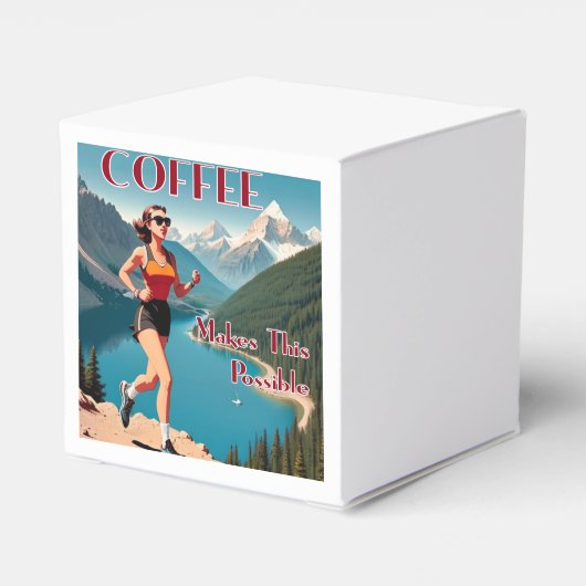 Koffie maakt dit rennen mogelijk bedankdoosjes (Achterkant)