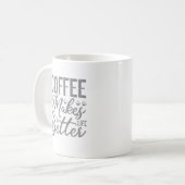 Koffie maakt het leven beter koffiemok (Voorkant links)