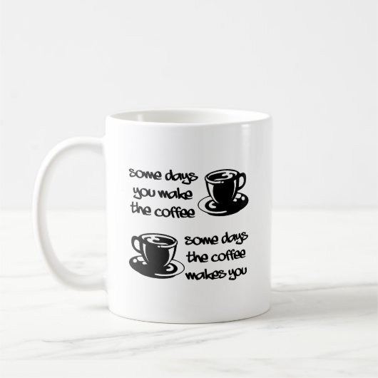 Koffie Maakt Je Grappig Mokke Koffiemok (Links)