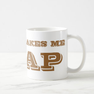 Koffie maakt me aan het kakken. koffiemok